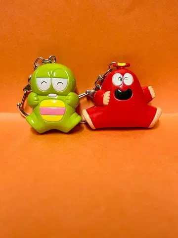 가챠핀과 뭇쿠의 키링 세트