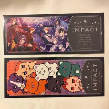 니지산지 VOLTACTION 3SKM IMPACT 특전 티켓풍 카드