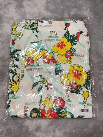 모모쿠로 모모타 카나코 타마이 시오리 모모타마이 하와이안 셔츠 M 사이즈