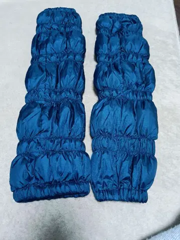 깃털 레그 워머 네이비