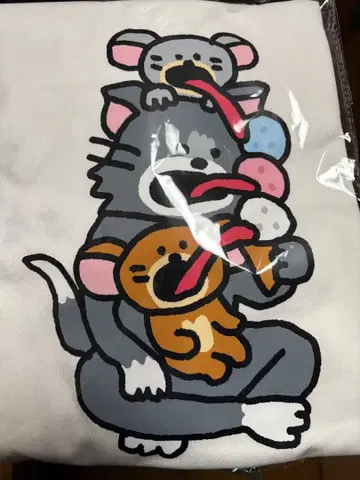 톰과 제리 B상 T셔츠 Happy 복권 미개봉