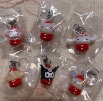 산리오 딸기 마크 액세서리 컴플리트 세트 전 6종