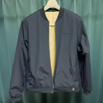 별주품 gym master 리버서블 보아 봄버 자켓 L 네이비 짐 마스터