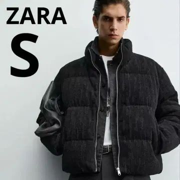 ZARA 자라 크롭 퍼프핏 자켓 S