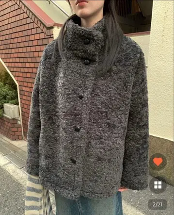 nugu 보아 하프 코트