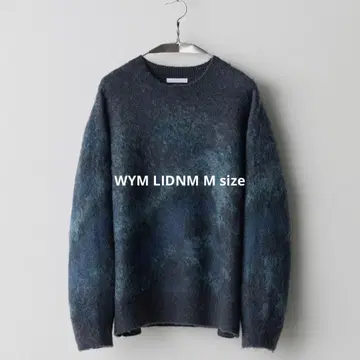 WYM / MOHAIR BLEND JACQUARD SHAGGY KNIT