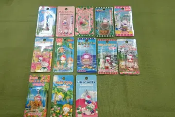 지역 한정 헬로키티 지퍼 마스코트 규슈 지역 한정 13개 묶음 판매