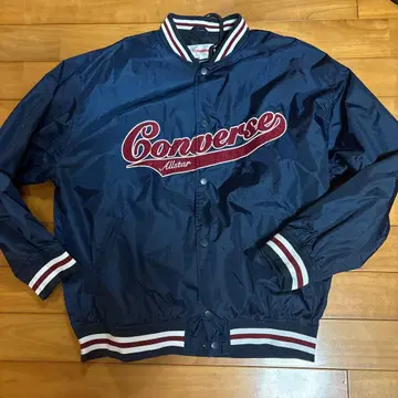 Converse 네이비 바시티 자켓