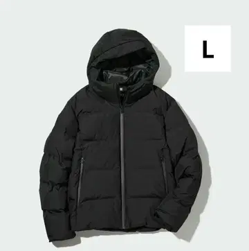 새상품급 유니클로 심리스 다운 후드티/3D 컷