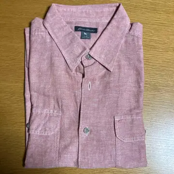 Eddie Bauer 린넨 셔츠 L 사이즈 핑크