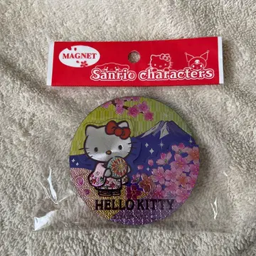 헬로키티 마그넷 벚꽃 후지산