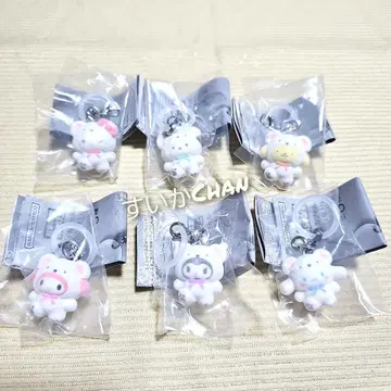 메지루시 액세서리 산리오 캐릭터즈 후와후와 스노우 컴프 가챠 5