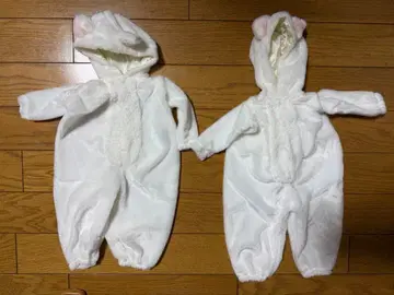 [연말연시 한정판] MDD 사이즈 화이트 고양이 인형옷 세트