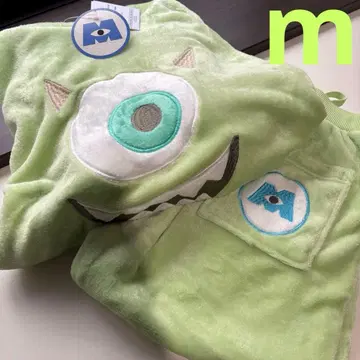 에메필 몬스터즈 인크 (마이크) / 플리스 긴팔 상하의 세트 M 새상품