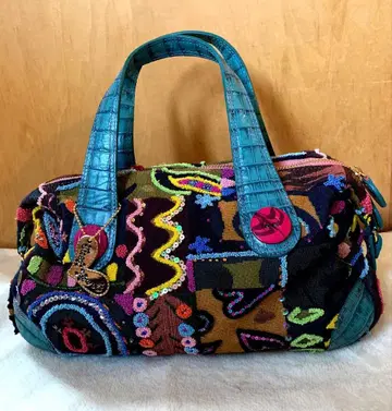 싱크비 think bee 여성용 자수 백 보스턴 백