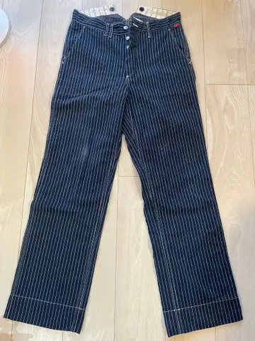 Anachronorm 아나크로노옴 워크 팬츠 네이비 스트라이프