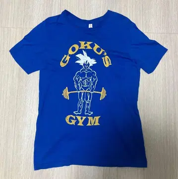 GOKU'S GYM 티셔츠 L 사이즈 파랑