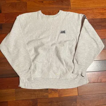 80s 트리코 태그 L USA제 백 프린트 리버스 위브