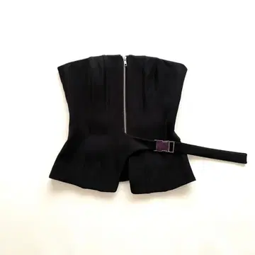 JOSEMOON JOSEMOON ZIP UP BUSTIER