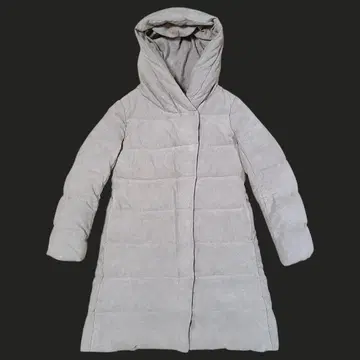 PLST 플라스테 A라인 다운 롱 코트 그레이지 L사이즈