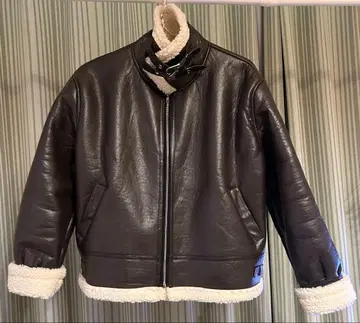 SOBER 가죽 자켓 보아 자켓 인조 가죽 아우터