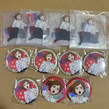 주술회전 럭키 쿠지 아크릴 스탠드 캔뱃지 쿠기사키 노바라