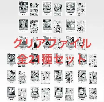 제일복권 드래곤볼 G 코믹스 클리어 파일 세트 전 21종 40th