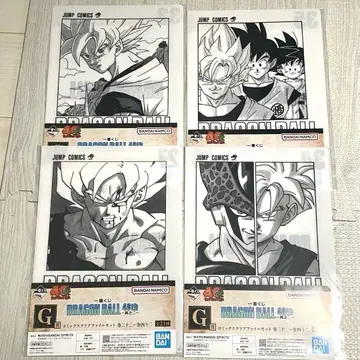 드래곤볼 제일복권 40th G상 클리어 파일 4종 세트