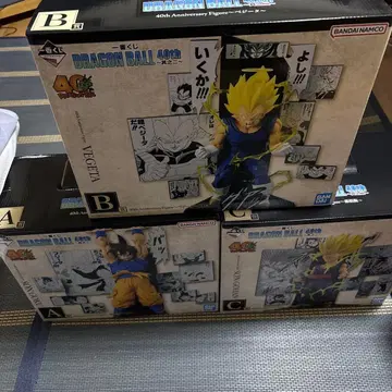 새상품 드래곤볼 40th Anniversary A B C상 묶음 판매