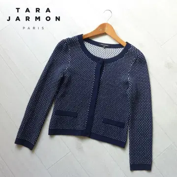 TARA JARMON 타라자몽 노카라 가디건 36 네이비