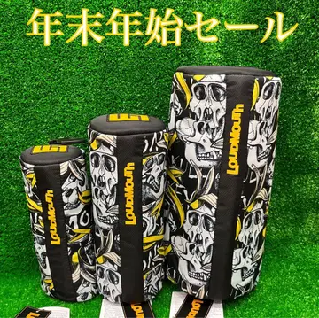 [한정 판매] 라우드마우스 골프헤드커버 묶음 판매 3세트 원통형 401