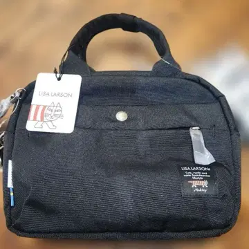 택 포함 새상품 LISA LARSON 2WAY 지갑 숄더 & 에코백 블랙