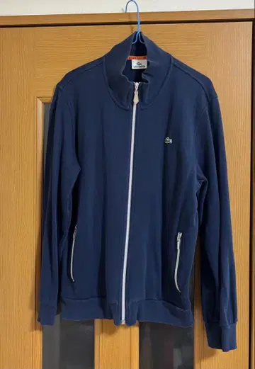 [새상품급] LACOSTE 풀집업 자켓 니트 네이비 사이즈 5 악어