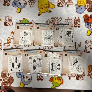 제일복권 드래곤볼 그 두 번째 I상 장면 스티커 7개