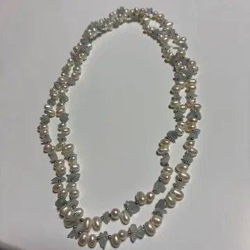담수 펄 롱 목걸이