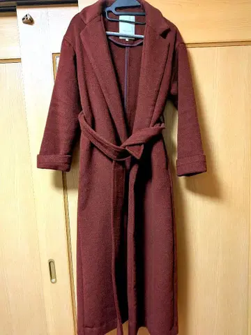 머큐리 듀오 롱 코트 빨간색