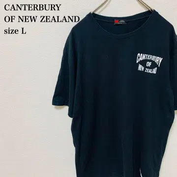 캔터베리 오브 뉴질랜드 로고 T셔츠 면 100% 럭비
