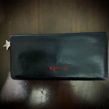 agris. 블랙 이단 접이식 지갑