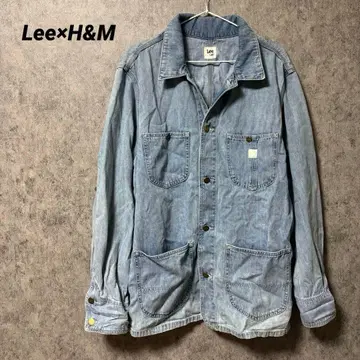 Lee x H&M 데님 커버올 L 상당 워크 자켓