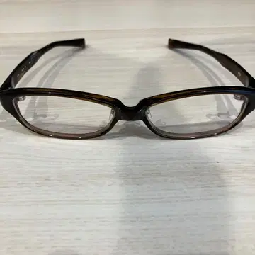 [ 999.9 ] 브라운 오벌 프레임 안경