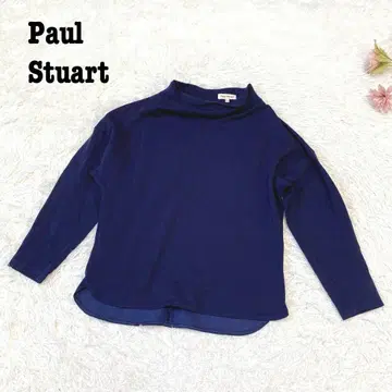 s.2218 [폴 스튜어트] 긴팔 티셔츠 심플 무지 네이비