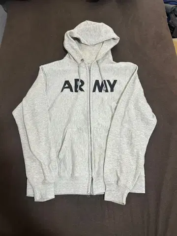 미군 PFU 90년대 ARMY 집업 트레이닝 후드티