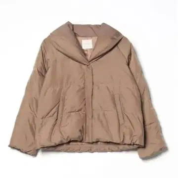 [ 스픽앤스팬 ] 폴리에스테르 타프타 숏 다운 브라운