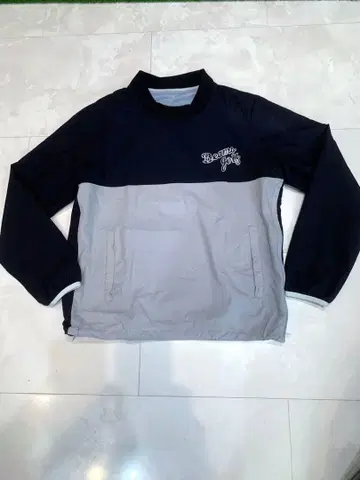 고품질 빔즈 골프 beams 방풍 발수 스니드 블루종 아우터 S