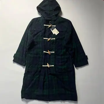 랄프 로렌 블랙워치 더플 코트 데드스탁 90s