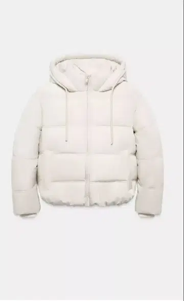 ZARA 숏 기장 다운 자켓 L