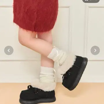 apres jour 무스탕 숏부츠