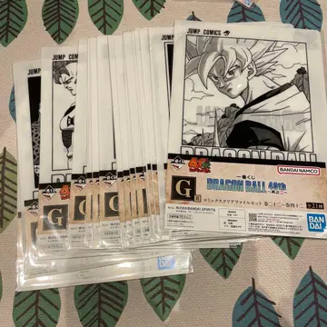 드래곤볼 제일복권 코믹 클리어 파일 세트 G상