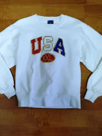 90s USA제 OARSMAN 오즈맨 맨투맨 화이트 S사이즈