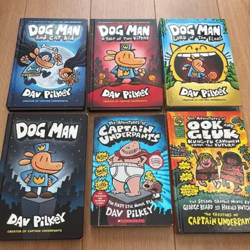Dog Man & Captain Underpants 도서 세트